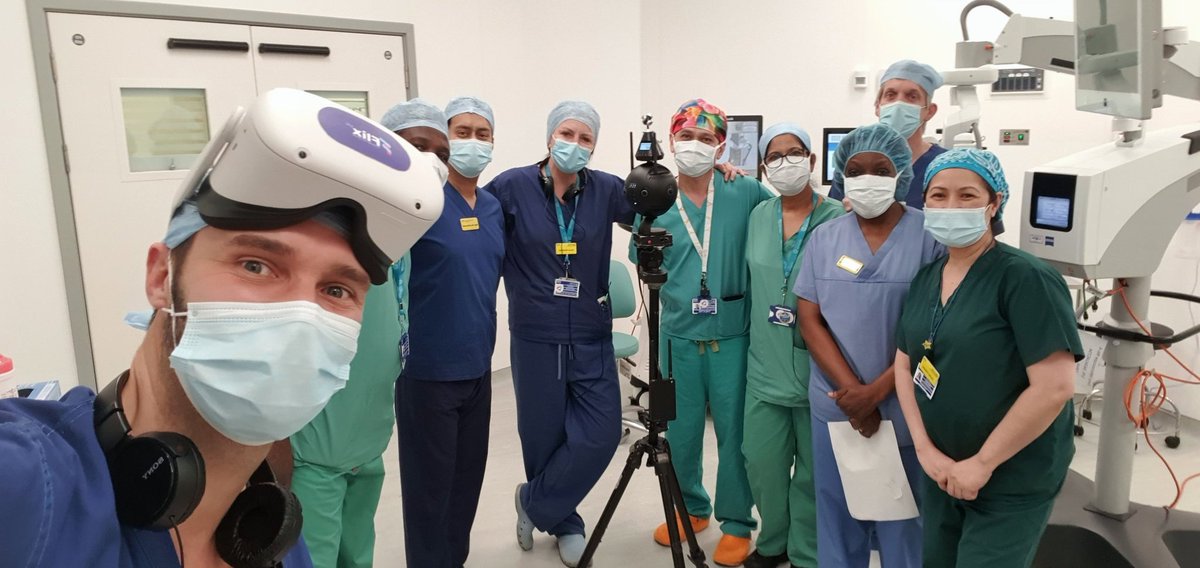 That's a VRAP! Thank you @Moorfields & @MoorfieldFriend for inviting us on this amazing VR training journey. Your dedication to improving care for your patients is beyond words! Can't wait for you to see the results! #VR4Good #VRsimulations #Thinkoutsidethebody