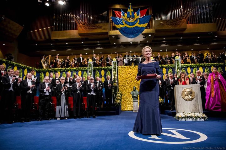 NobelPrize's tweet photo. "I did not set out to be the first female engineer to break into this rarefied territory, but I was one of the first to be given the chance to show what she could do."

- 2018 chemistry laureate Frances Arnold, in her #NobelPrize biography: https://t.co/Hyi2WU7unk https://t.co/uorT1oTzPN