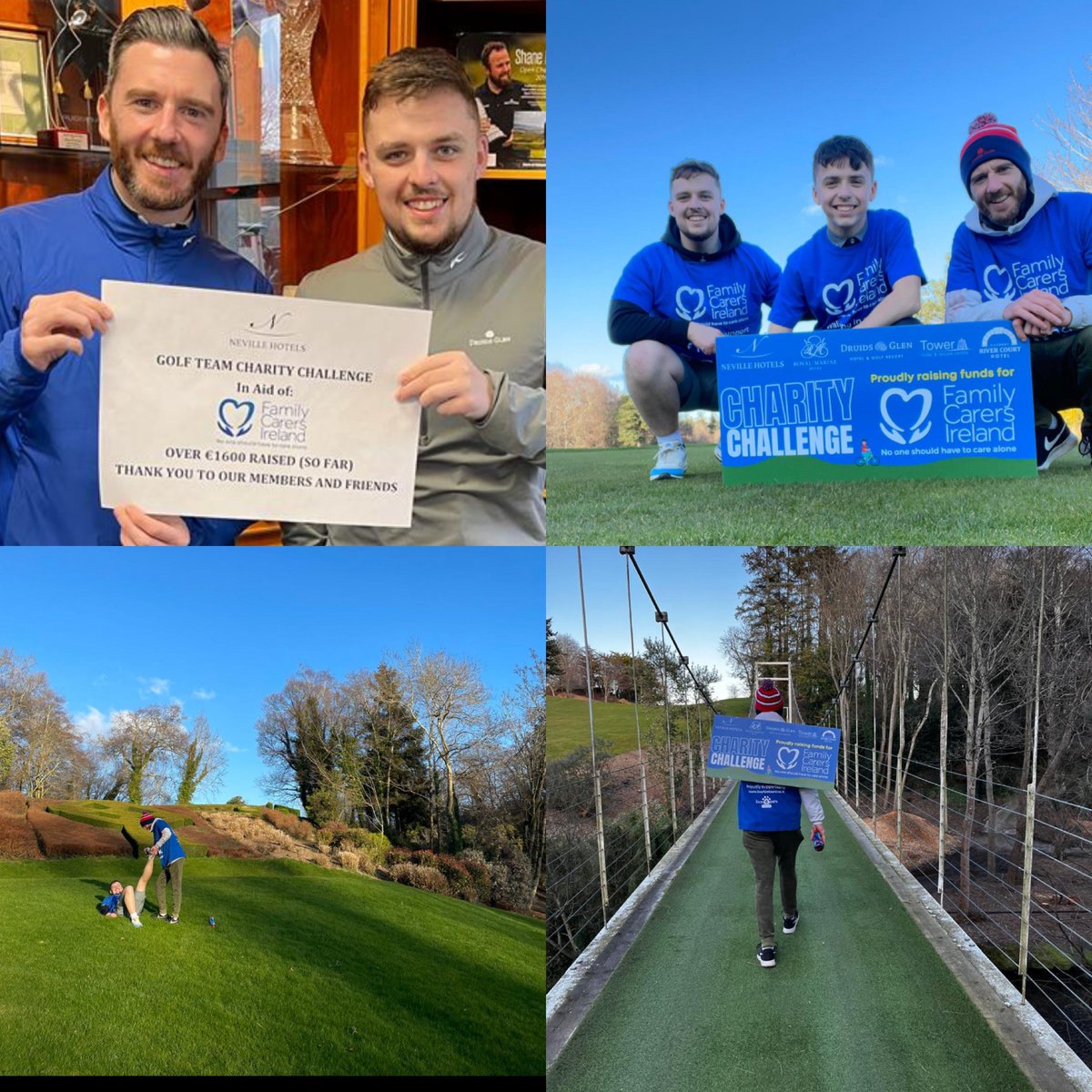 We have been overwhelmed by the support for our <a href="/NevilleHotels/">Neville Hotels</a> charity challenge in aid of Family Carers Ireland. The team has walked 380km combined in just 2 days! We have 2 days left of fundraising, any support would be appreciated. Click here to donate  revolut.me/aaronbv4d