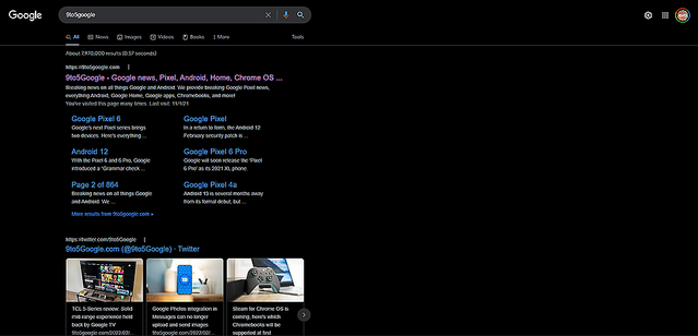 ライブドアニュース 一部のユーザーで Googleが真っ黒な背景の検索結果ページをテスト中 T Co I8ogw5dwoo 現在使用できるダークモードの背景よりもさらに黒い Android向けのgoogle 検索アプリ ベータ版 でも 以前より背景が少し暗くなっている