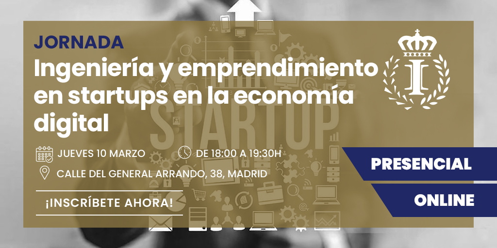 Ingenieria_Esp's tweet photo. 📢Jornada📢
🗓️10 marzo⏰18:00 horas
#ingenieria y #emprendimiento en #startups en la #economiadigital 
motivar a los ingenieros a aventurarse en el mundo del emprendimiento. 
Participarán @token_city @AdventureesGO @2gether_global @sngular
Apúntate aquí✍️
https://t.co/4O7iB6lPoO https://t.co/ZABOSzRLx0