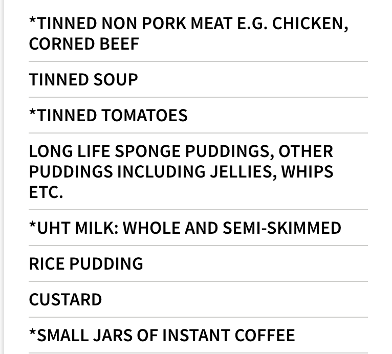 BrixtonFoodbank's tweet photo. Here is the list of our most needed items this week. 

If you are able to donate you can do so here: https://t.co/5Nn5AwpOhD https://t.co/1fOBQHphNL