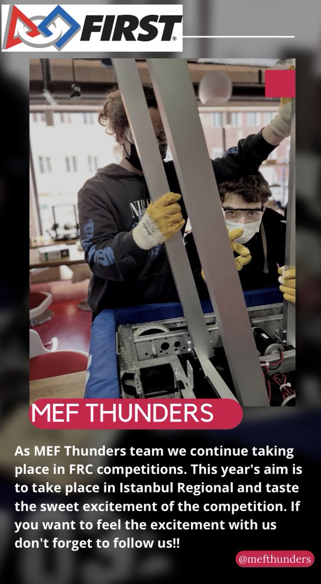 MEFThunders7035's tweet photo. #frc #frcturkey #frc2022 #frcrobotics #fikretyükselvakfı https://t.co/dvY5JyWD2k