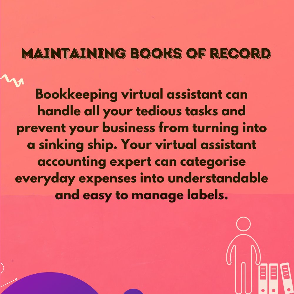 CapActix's tweet photo. From recording transactions to reconciling reports, a virtual bookkeeper is more than able to execute the given tasks within the given time frame. Here are the top 6 reasons why you should consider a Virtual Bookkeeper.
#VirtualAccounting #VirtualAccountingServices https://t.co/eHFmLjCUap