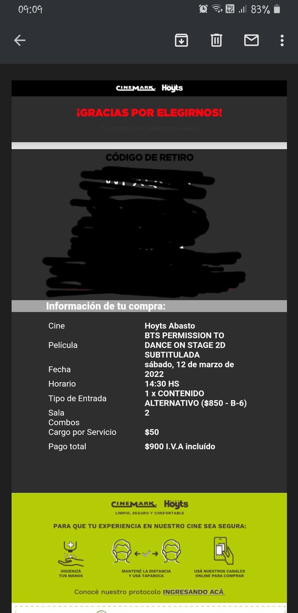 ugeoreste's tweet photo. Vendo entrada para el sábado en el abasto. Lamentablemente no puedo asistir😭 la vendo al mismo precio q la pagué $900
Se agradece RT
@BTStreamArg @BTSenARG https://t.co/GBV5dxLGIJ