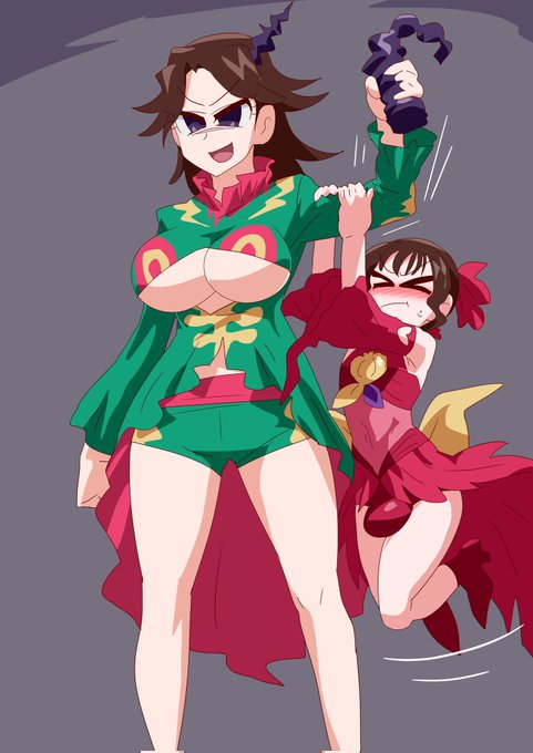 頑張って止めようとするアギレルくん #キュアライダー #ライダー少女 