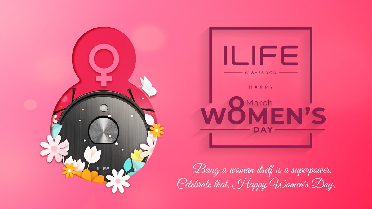 ILIFE_Robotics's tweet image. Happy Women&apos;s Day From ILIFE India.
#smallhelper #smallbusiness #happywomensday2022 #womenpower #helpinghands