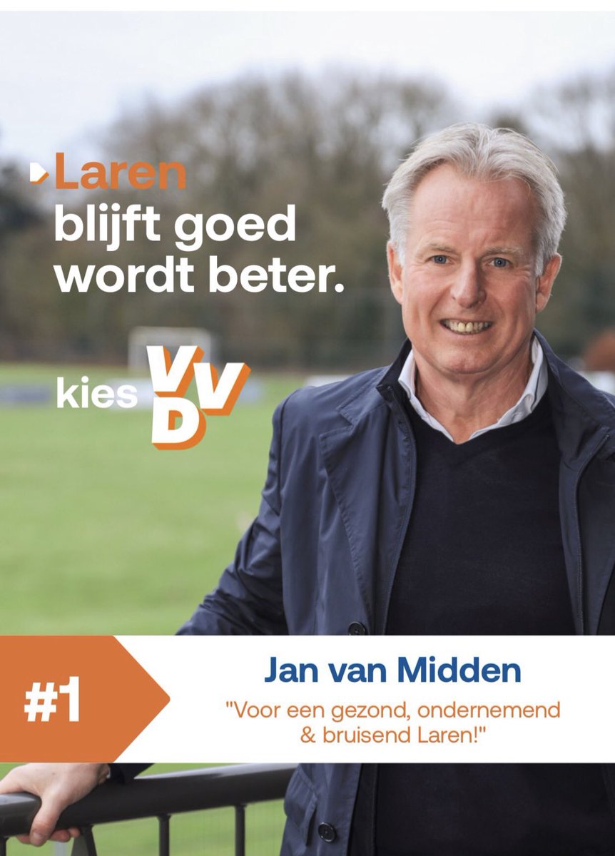 Vanavond neemt VVD Laren lijsttrekker Jan van Midden deel aan het 2e debat voor raadsverkiezing, georganiseerd door het Goois Politiek Café. 

Plaats: het Brinkhuis
Aanvang : 7 maart 20:00 uur