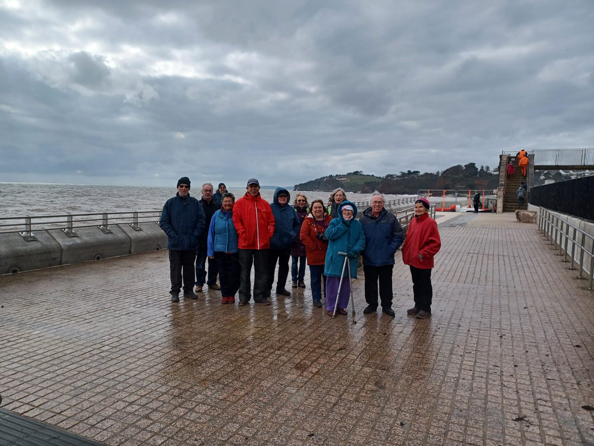 SouthWestRRP's tweet photo. 👍 Coastguard's footbridge in Dawlish has reopened to the public. 

🚶Walkers can now cross the bridge to reach Dawlish Warren along the sea wall. 

🦺 The section of sea wall between Coastguards and Colonnade breakwaters remains closed while we continue our work there. https://t.co/uDypj87ZFp