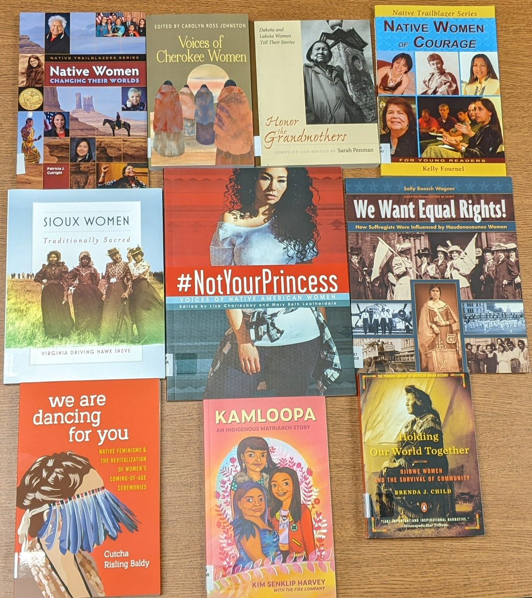 SPPS_IndianEd's tweet image. Celebrate Women’s History Month with these books from the SPPS Indian Education Program Resource Room.

Learn more about the SPPS Indian Education Program Resource Room at spps.org/Page/41197

#NativeBooks #NativeAuthors #NativeWomen