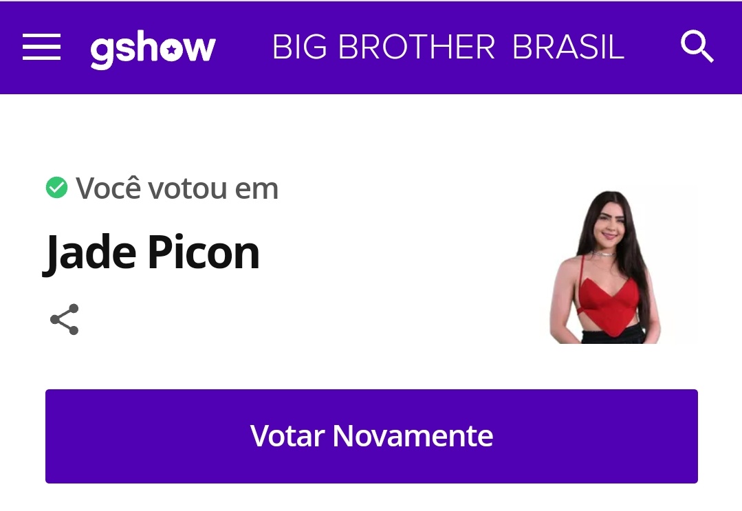 agentequeluty's tweet photo. Gente,era pra Votar pra Ficar né?
Já votei umas 300x Na Jade Picona😍
#ForaJade #BBB22 https://t.co/jtV14gj4rM
