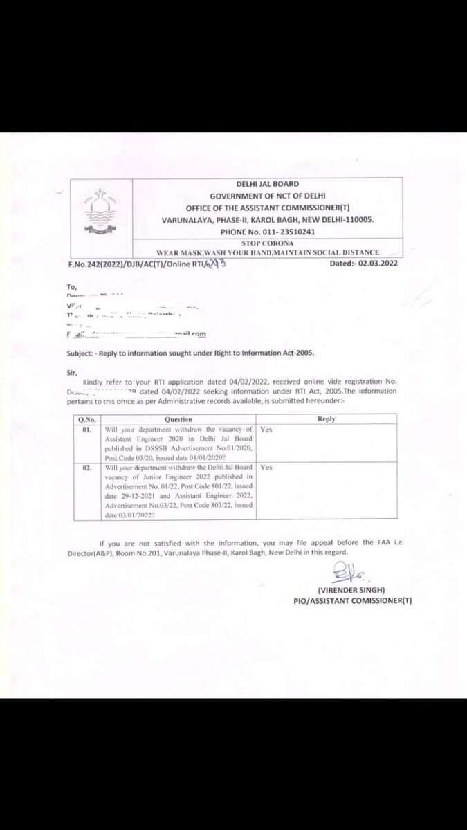 Ankit747Goyal's tweet photo. @ArvindKejriwal @msisodia @LtGovDelhi @raghav_chadha  After declaring tier-1 result of DSSSB DJB AE post code 3/20, vacancies are being withdrawn after 26 months.Future of students is in darkness.This is depressing
Please don't withdraw the vacancies.
#DonotwithdrawDJBAEvacancy https://t.co/3Ksey32nE9