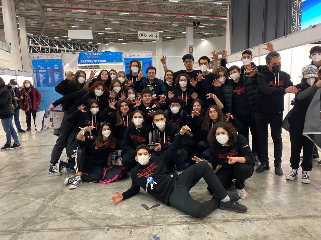 As Conquera we are excited and proud to win the Rookie All Star Award. We had many difficulties in this process, but we learned how to be a team together thank you to @fyukselfound institutions that brought us together. We have added a lot to ourselves and we will continue.