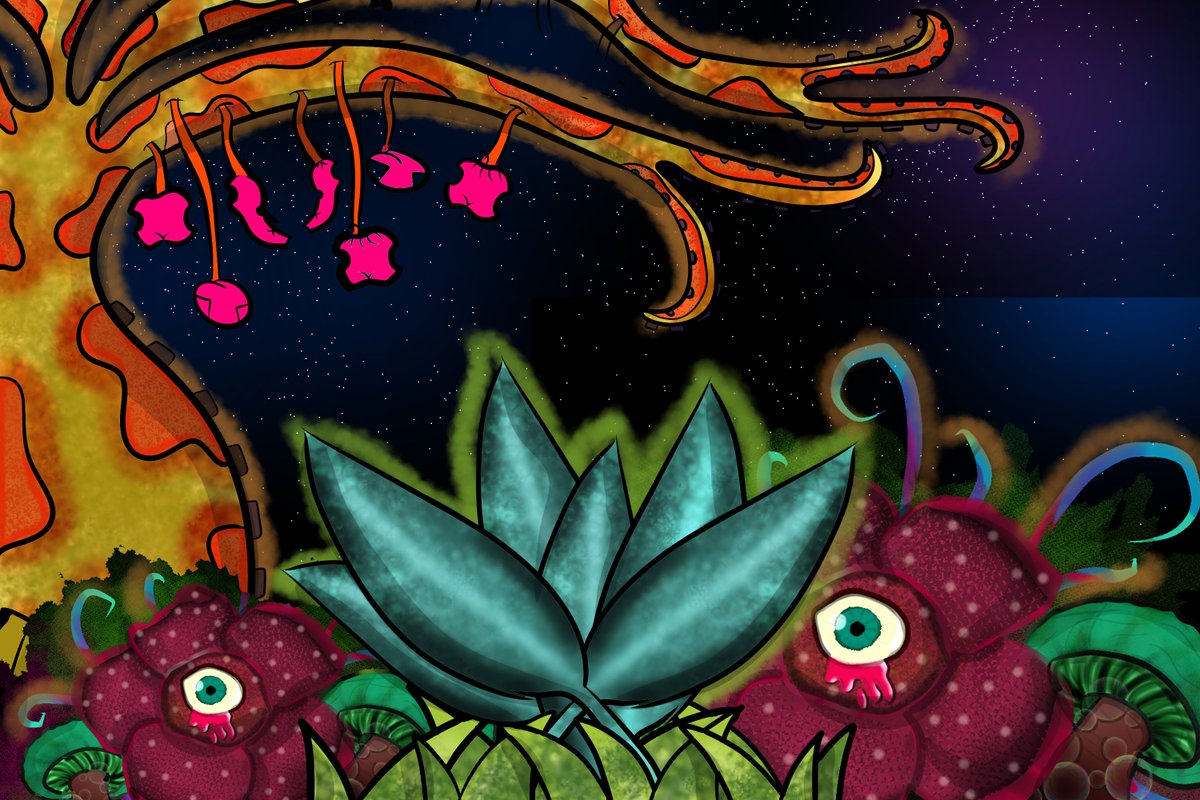 RjRfuzzlebutt's tweet photo. My LUNG COMPETITION entry! @GVoyagerParty 

Deadline coming up. Need to win!!! 🔥
Going up against HOLDERS and HUMANS this time.
Let me know what you all think. (Be nice 🤣, I'm delicate, unlike my plants here)
#nftart https://t.co/1Ps5n6Drf7