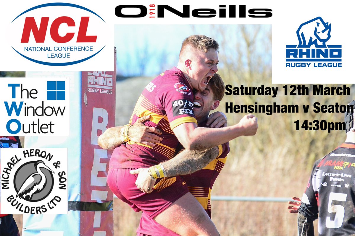First home game done. 

Now we face our first away game, a derby fixture against our friends from <a href="/hensingham_arl/">Hensingham ARL</a> 

This Saturday 

14:30pm kick off 

Let’s get along and give the boys support as they aim to go 2 from 2 

#iwannabeaseatonranger