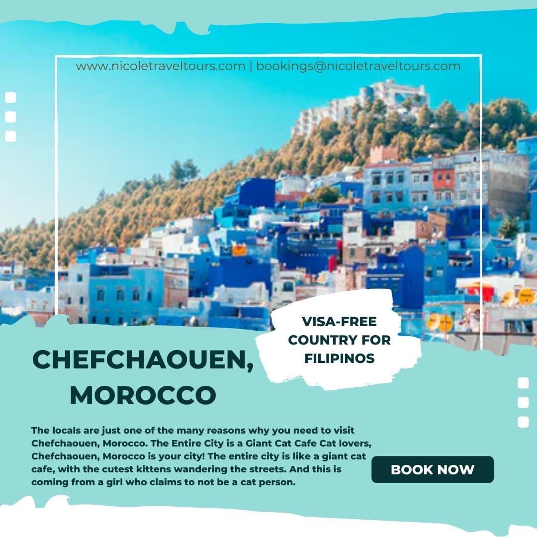 vanet_ph's tweet photo. 📍 Chefchaouen, Morocco

#nicoletraveltours #tourism #travelconsultant  #travelagency #bucketlist #tours #tourpackage #flights #international #local #traveltheworld #TravelPlans2022 #travel https://t.co/DU12whvdFF