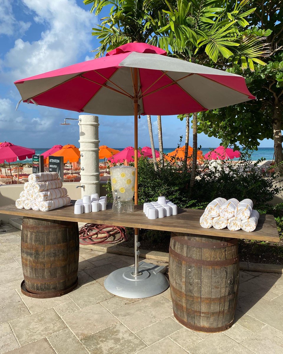 holstervegas's tweet photo. Today is already perfect and it’s only 8.30am #O2beachclub #barbados ❤️ https://t.co/dDkIXoLBj3