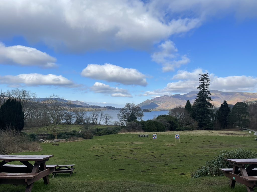 A safe arrival at Derwentwater. Beautiful views. We are ready to get stuck in! <a href="/DixonsTC/">Dixons Trinity Chapeltown</a>