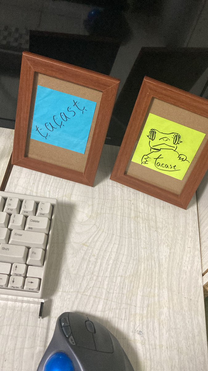 Tacosu_jp's tweet photo. #tacast #postit https://t.co/ZBe0heeHTr