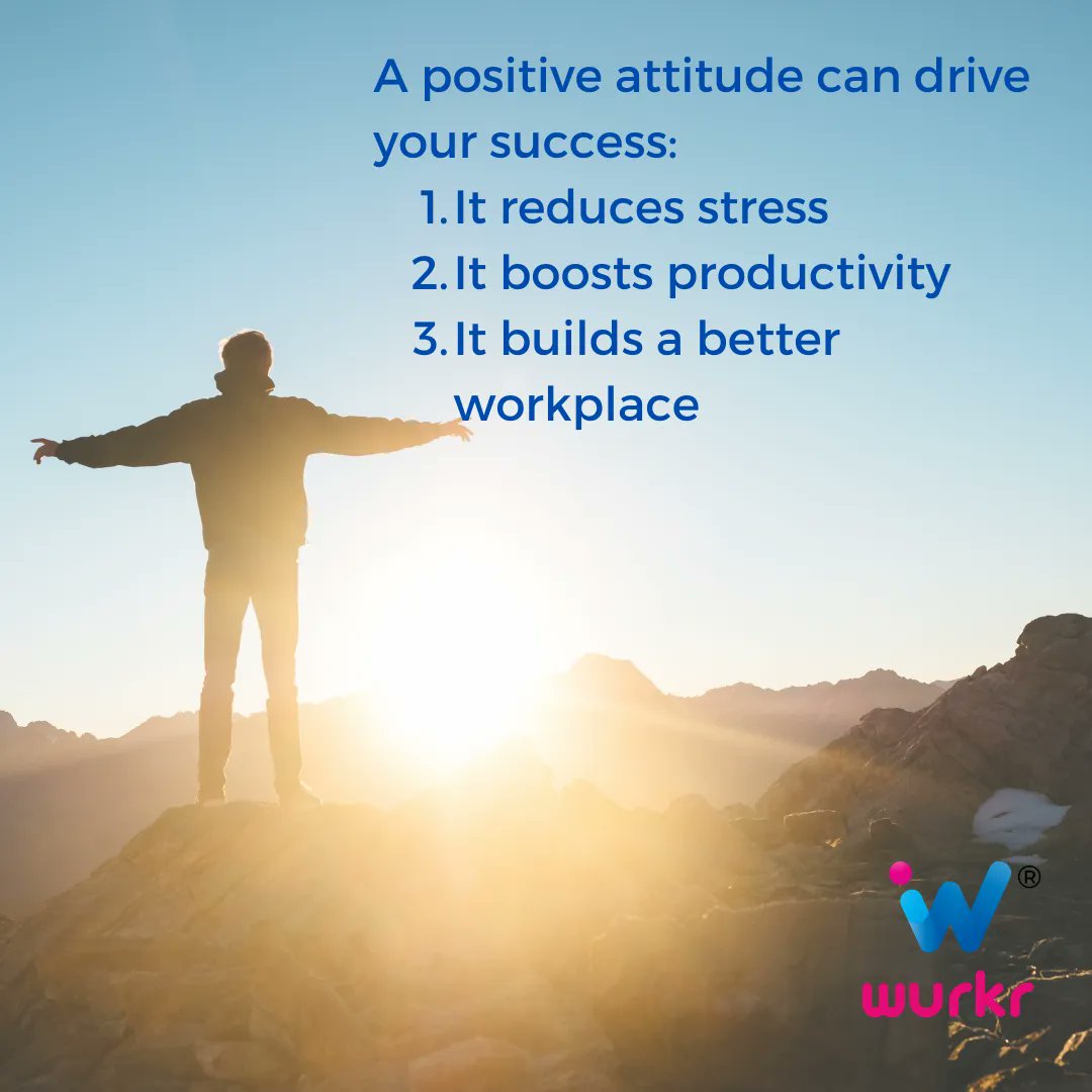 WeAreWurkr's tweet photo. It all starts with a great mindset and a positive attitude!

#Mondaymotivation #quote #Wurkr #workquote #productivity #mindset #attitude #positivity #MondayPositivity https://t.co/SoWrGcTN9V