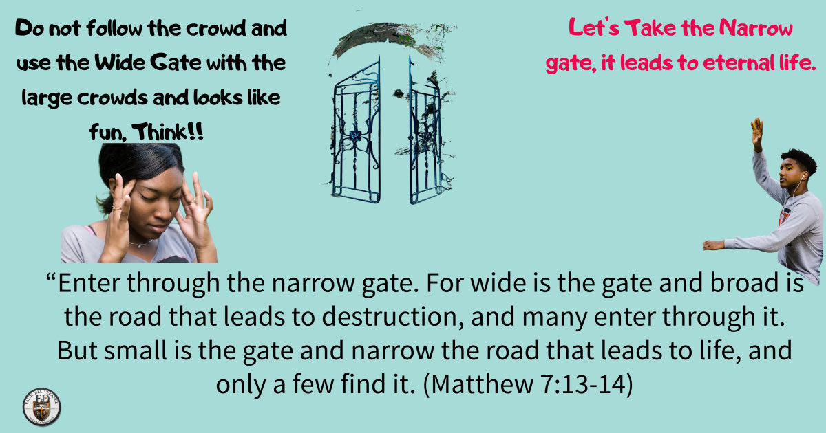 FaithDeliveran3's tweet photo. #WhatGateUWant2Enter #JesusTheWay https://t.co/bPjruBi8nh