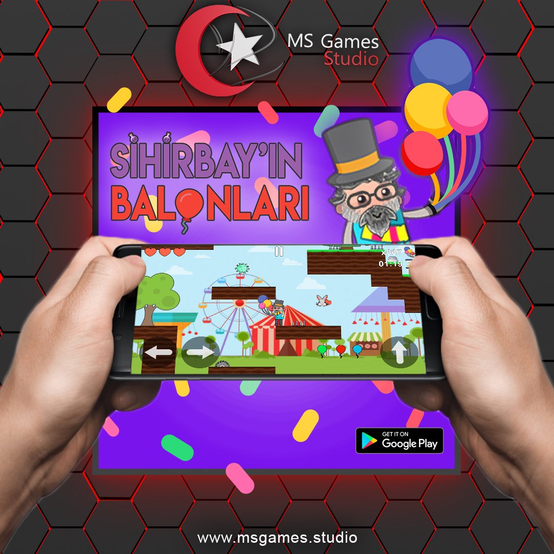 MSGamesStudio's tweet photo. Sihirbay ile balon toplamaya ne dersiniz?
Bu, zorlu ve heyecan verici klasik platform oyunu tarzında bir oyundur.
Başar ve Eğlen!

https://t.co/mW1YoVU2nq

#gamedev #gamedeveloper #indiedev #indiegame #indiegamedeveloper #solodev #oyun #uygulama #marmaris https://t.co/9IGoG5yxKF