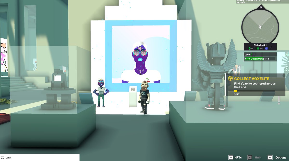 rus0861's tweet photo. @TheSandboxGame @worldofwomennft I just participated in the daily #SandboxAlphaS2Contest for a chance to earn up to 1,000 $SAND! Day 3 - Selfie with WorldofWomen. Check out my screenshot below! 👇 #SandboxAlphaS2 

Metaverse is good https://t.co/F6heiTja1d