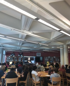 Maynard Jackson High School students participated in a virtual author visit with Lizz Huerta.  Students were able to chat with her about her writing process, her culture, and aspirations of becoming an author. <a href="/APSMediaServ/">APS Media Services</a> @APSITPatrice <a href="/ApsitB/">BEdwards</a> <a href="/APSMHJHSJaguars/">Principal Adam J. Danser, Ed.D.</a>