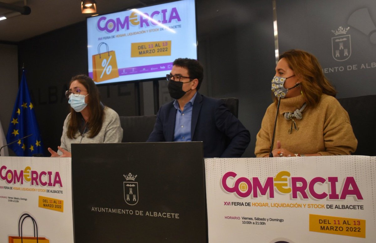 dipualba's tweet photo. 🆕 La #Dipualba ha reiterado, de la mano de nuestra diputada de #Consumo, Fabiola Jiménez, 👉🏻 su apoyo al #ComercioLocal en la presentación de #Comercia 2022 🛍, la XVI Feria de #Hogar, #Liquidación y #Stock, 📆 que se celebrará del 11 al 3 de marzo 🔝.

🌐https://t.co/UE6FUPmmQU https://t.co/1s1lD1Des2