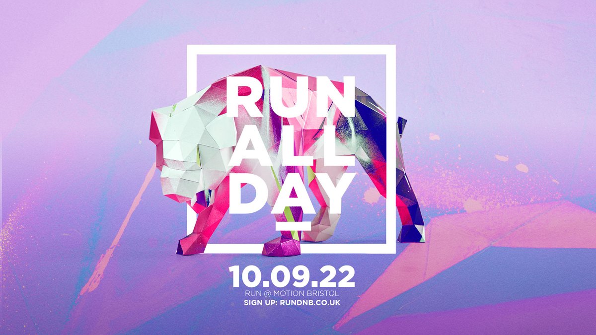 RUN ALL DAY IS BACK! 🌞🚨 No missing one of the most anticipated dates in the Bristol DNB calendar... Sign-up for priority access to tickets dropping 18th March ▶︎ bit.ly/RUNALLDAY22-si… #RUNALLDAY #rundnb