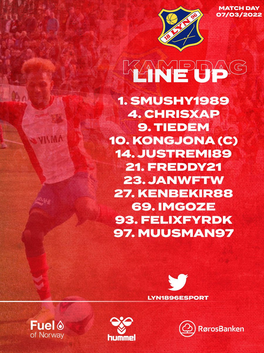Her er dagens lag som skal kjempe om poeng 🤝