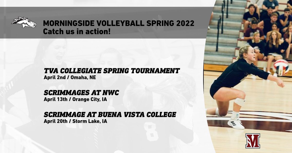 msidewvb's tweet photo. Spring ball is just around the corner! Here is our schedule for our spring scrimmages. Be sure to catch us in action! 🏐🐴 #SpringBall #RollStangs https://t.co/SL4TAQIFsU