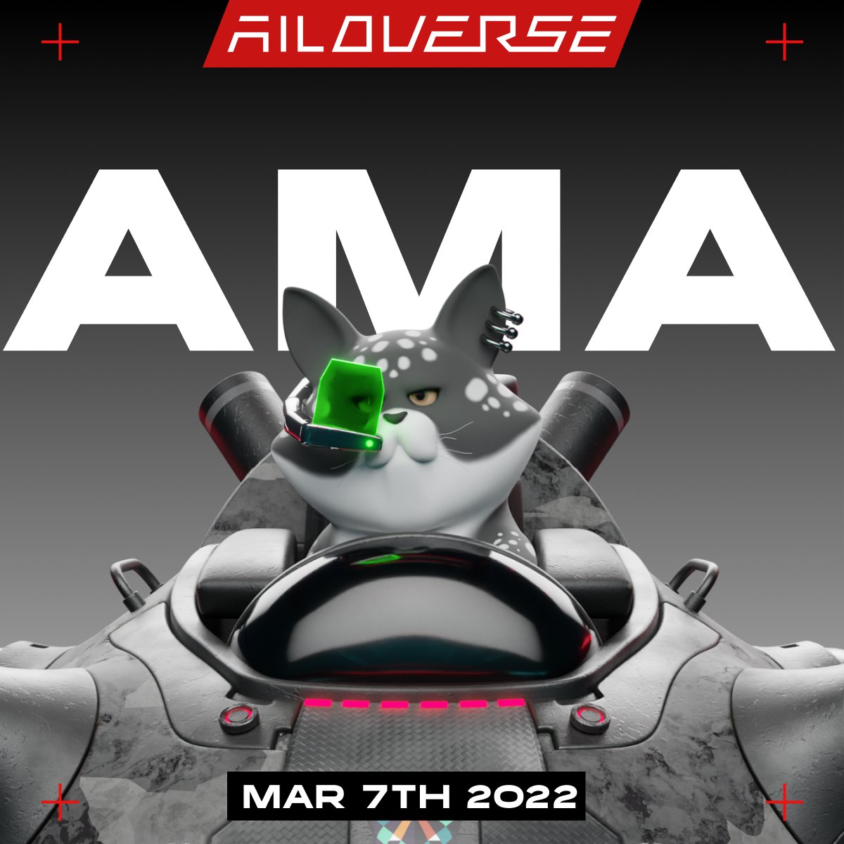 Ailoverse (@ailoverse) on Twitter photo Join us for our 2nd AMA session today at 4PM EST on our Discord Server:
discord.gg/ailoverse
🎁 3 WL Spots will be given out! 🎁 Join us for our 2nd AMA session today at 4PM EST on our Discord Server:
discord.gg/ailoverse
🎁 3 WL Spots will be given out! 🎁
