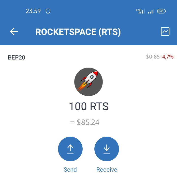 🎉THE BIG AIRDROP🎉
✅ CLAIM RTS $85 USD✅

📖 Step-by-step guide:
1⃣ Copy link: 🔗 rocketspace.space/?ref=0xD129BC1…

2⃣ Paste Link in Trust Wallet or Metamask DApps -  Search bar
3⃣ Select Smartchain Network
4⃣ Press BUY or Claim
5⃣ Confirm Transaction
6⃣ Done you Received ( RTS )