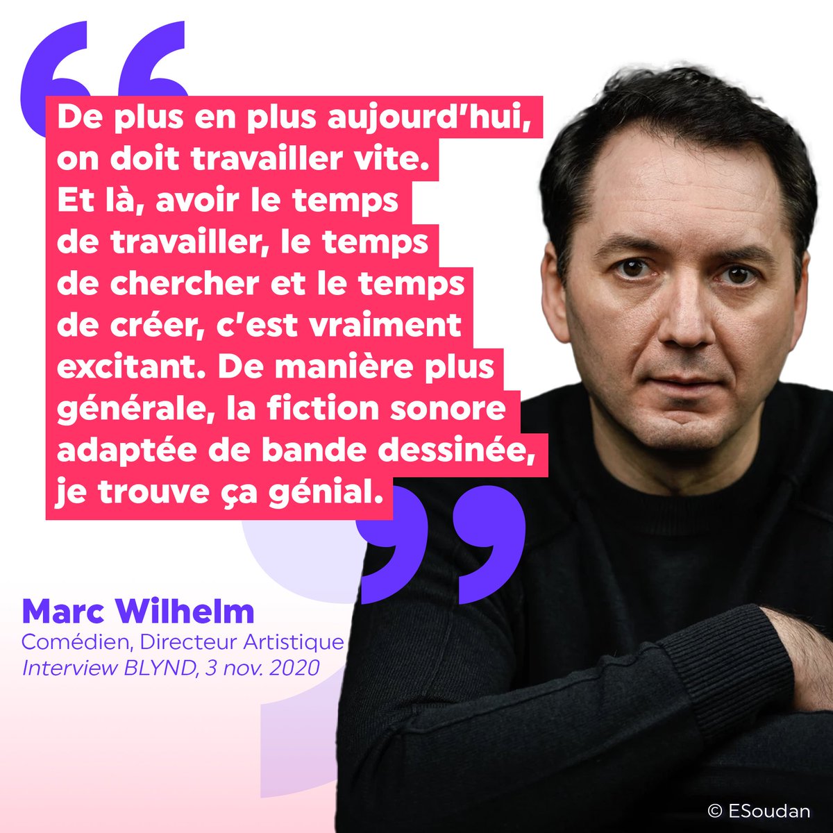 blyndaudio's tweet photo. 💬 Marc Wilhelm (aka JAZZ MAYNARD dans la série éponyme, Directeur Artistique sur STREAMLINER, BOUNCER et LE TRIANGLE SECRET)
#podcast #bandedessinee #bd #bdaudio https://t.co/dlOaGpc7uG