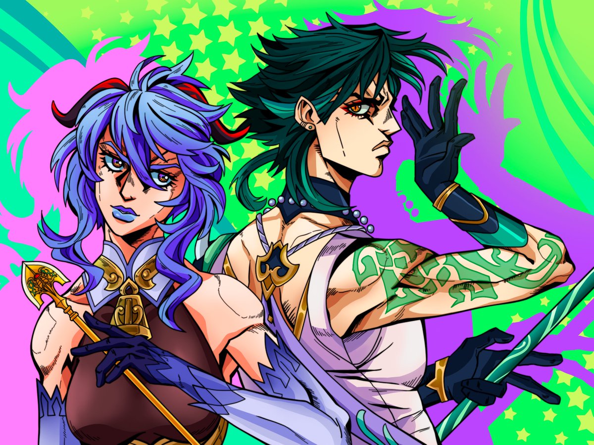 ❄🐲
#jojosbizarreadventure #jojo #genshinimpact #ganyu #xiao