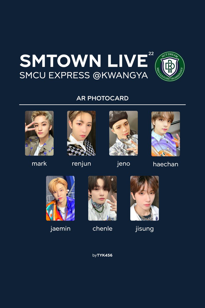 NCT SMCU EXPRESS @ KWANGYA special ar ticket complete photocard