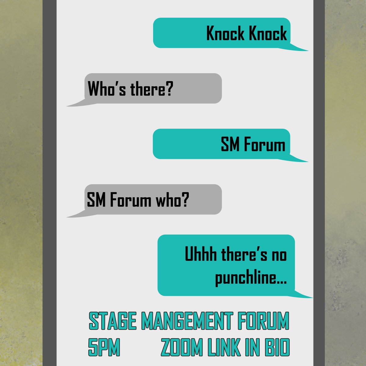 KSU Stage Management Forum tweet media