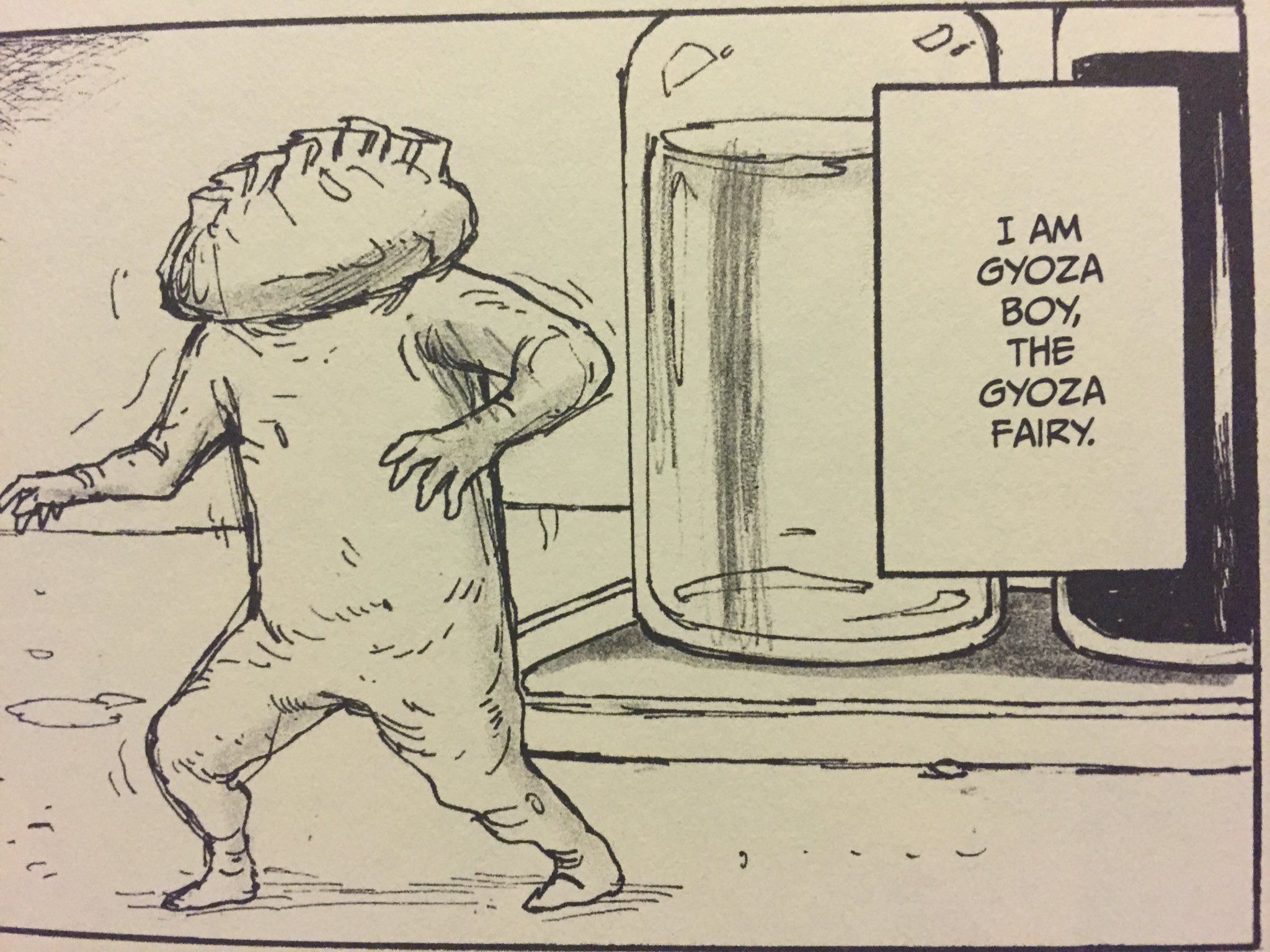 Minovsky sur Twitter : "Read Dorohedoro and make the Gyoza Fairy's life a  little easier by adding your own chili oil into the soy sauce.  https://t.co/ssIK4v5kXU" / Twitter