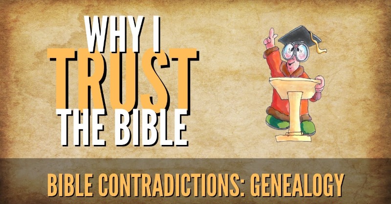 billmounce's tweet photo. Matthew and Luke have two different genealogies for Jesus, not even agreeing on the name of his grandfather. Is this a contradiction? #MondayWithMounce