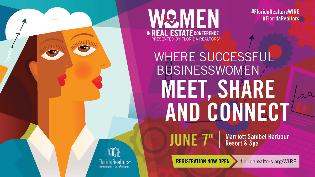 Registration for our Women in Real Estate conference is NOW OPEN! 🎉 Join us in Fort Myers on June 7, 2022, for powerful sessions that will educate, empower & promote women in the real estate profession. Register now: bit.ly/3Kmyk2N #FloridaReal…