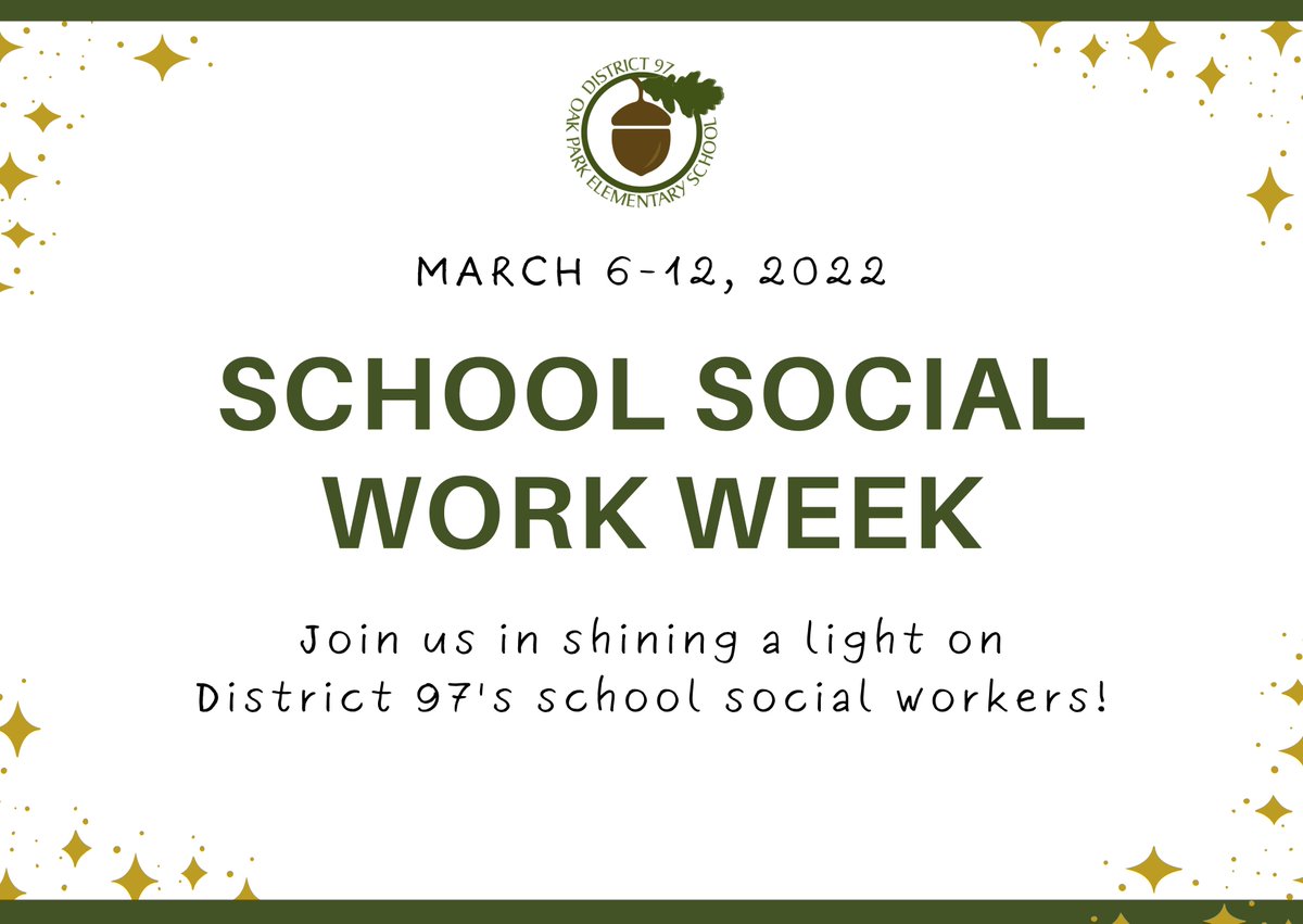 Please take a moment this week to show your school social workers how valued, respected and supported they are. We are so appreciative of this exceptional team! #WeAreD97 #SchoolSocialWorkWeek