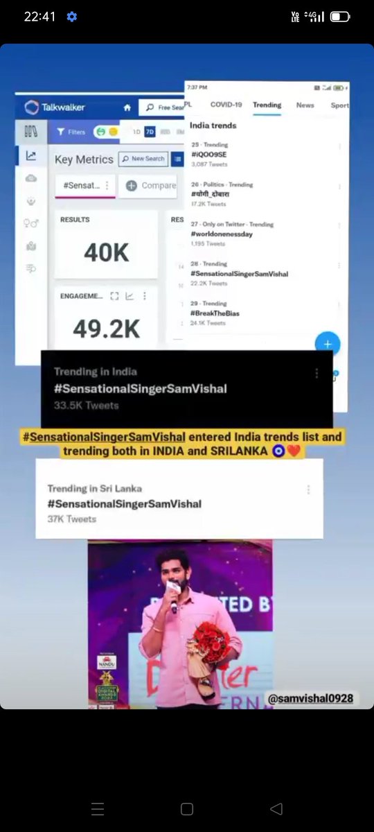 here_as_a_fan's tweet photo. It's a wrap 
Once again thank you @BlackSheepTamil for giving him his very first award. 
Congratulations on getting your first of many awards @samvishal280999
❤️ 
keep going we will always be there to support you Rockstar 🔥
#SensationalSingerSamVishal https://t.co/kAXPoU4x3X