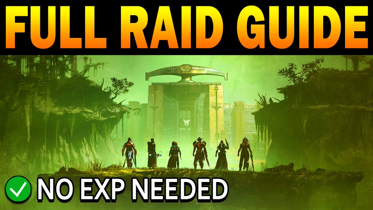 Full Vow of the Disciple Raid Guide, for Beginner's

I talk you through EVERY encounter, and show you full, un-edited clears.  This is your mega-reference for this week: you &amp; your team can get it done, EVEN if you're not very familiar with raiding
👉youtu.be/fJ3k4_yUIrc