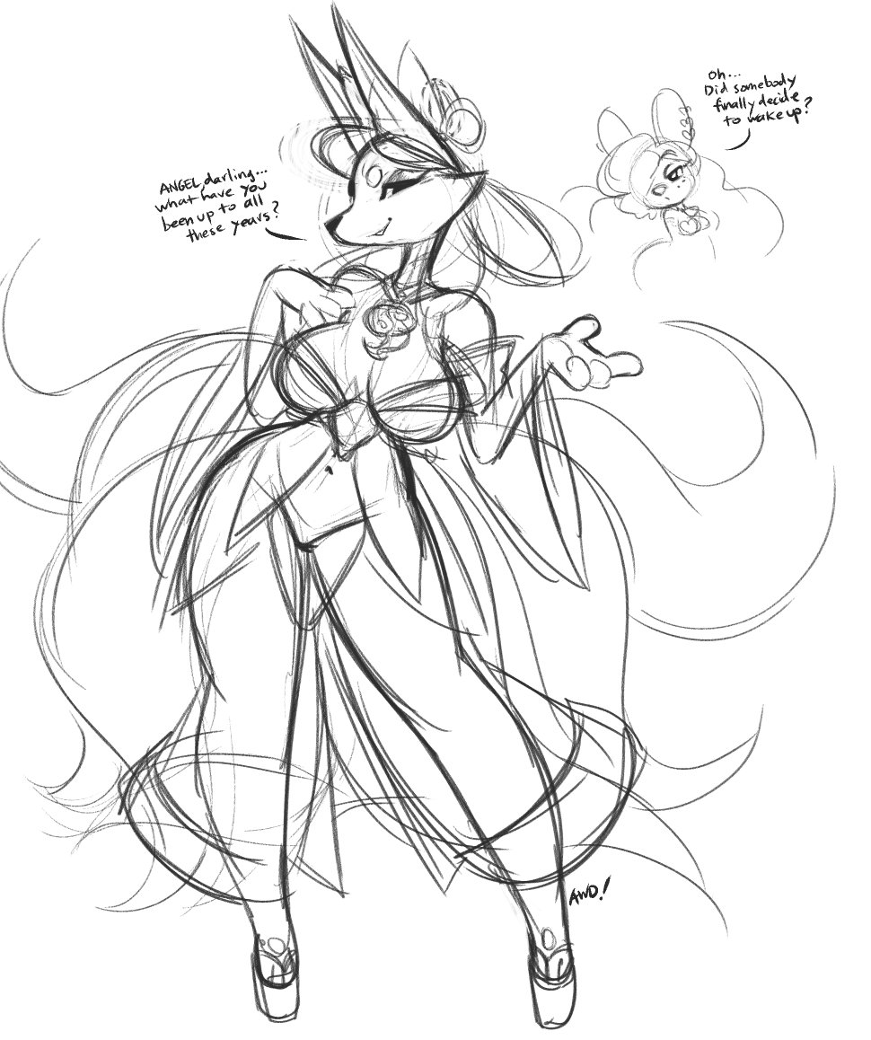 Tamamo-no-mae would be a great 'frenemy' for Angelcake 
