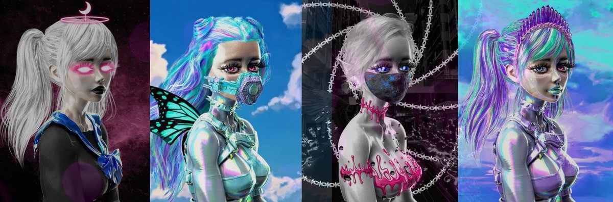 Glitch Girls tweet media