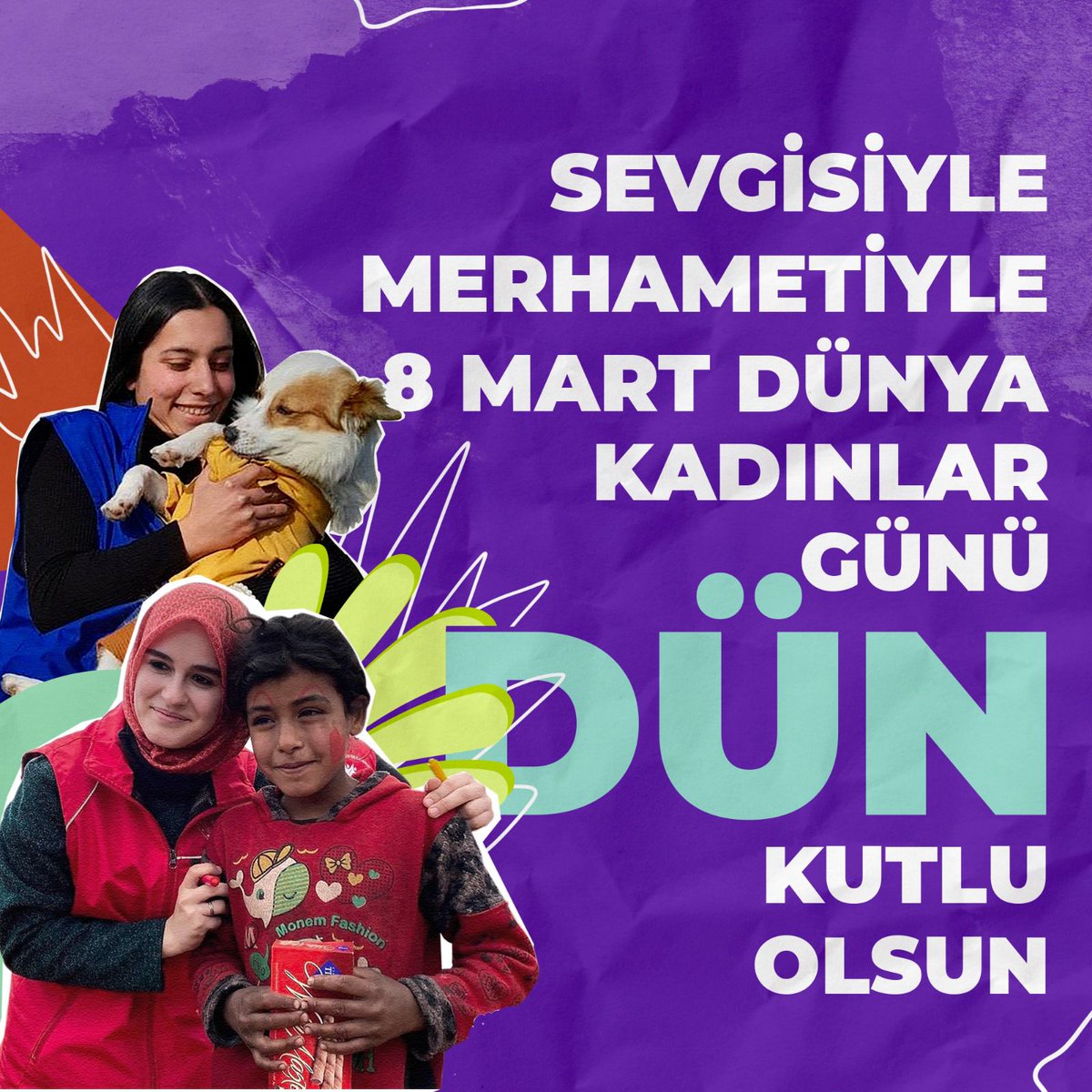 gencliksporbak's tweet photo. Sevgisiyle, merhametiyle…

#DünBugünYarın tüm kadınların her günleri kutlu, mutlu ve huzurlu olsun.

🧕🏻👩🏼‍⚕️👩🏻‍🍳👩🏽‍🔬👩🏻‍✈️👩‍⚖️🙎🏻‍♀️
8 Mart Dünya Kadınlar Günü https://t.co/N0QkpoRNV7