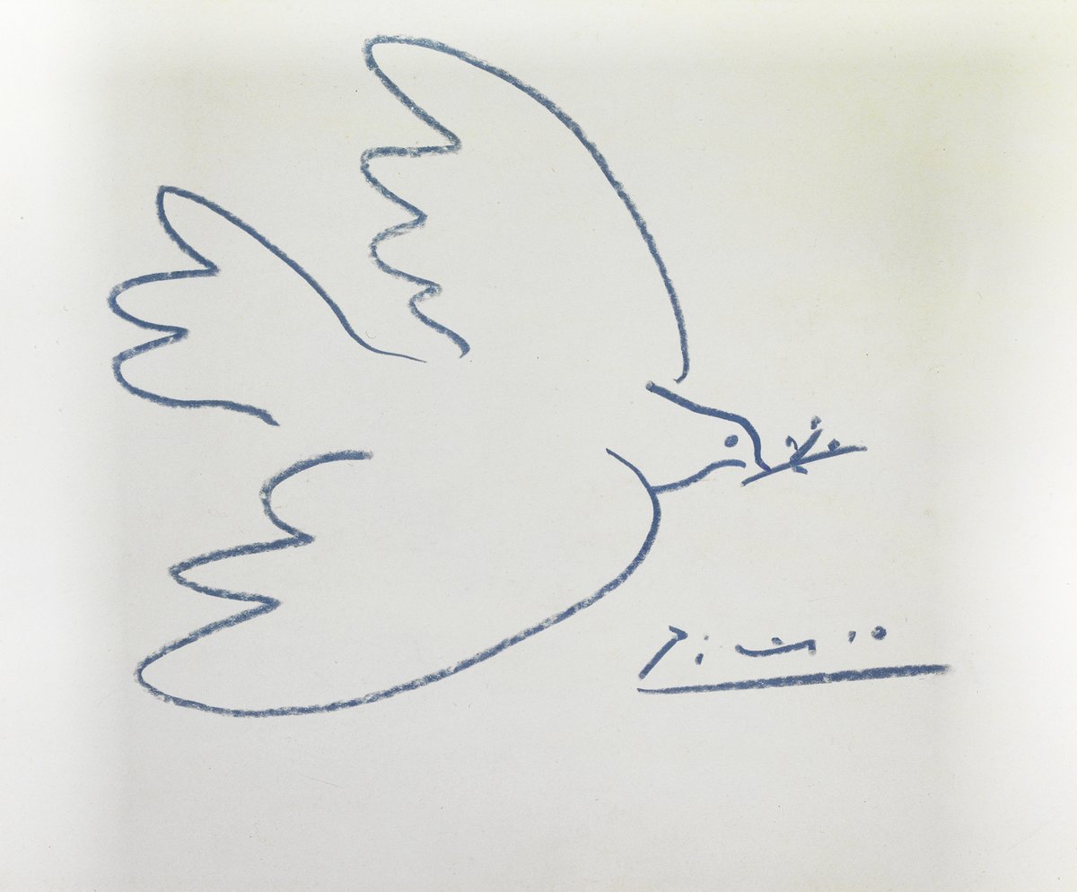 🕊 Paris Musées réaffirme son attachement à la paix, son soutien et sa solidarité avec l'Ukraine et les Ukrainiens #StandWithUkraine️ 

Pablo Picasso, La colombe de la paix, vers 1950, <a href="/MAM/">MAM</a>  © Succession Picasso. Photo : Eric Emo/Parisienne de Photographie