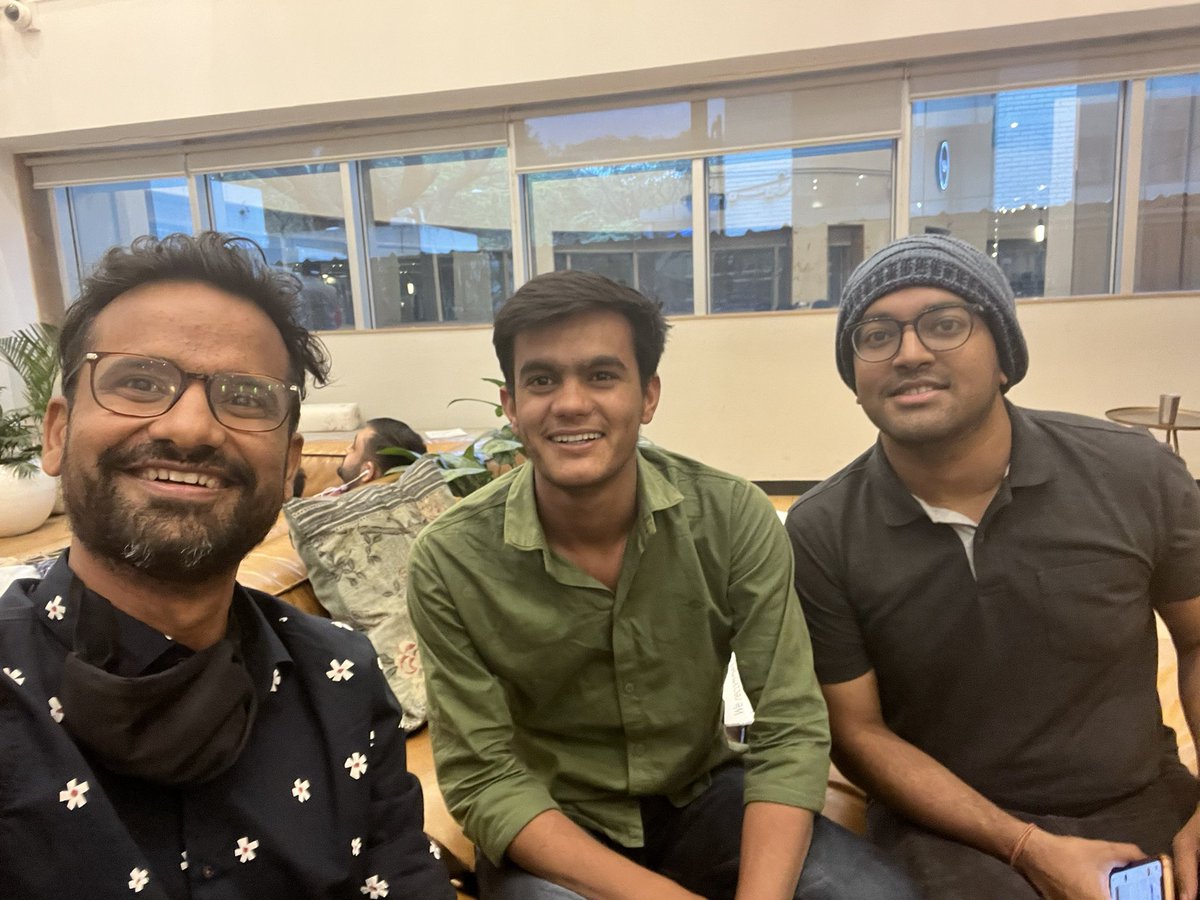 skipiit's tweet photo. With a 21 year old @theceosahab hailing from Jodhpur and building out #web3 communities. All the best buddy. With @iampbiswal https://t.co/NCfwdNSZkG