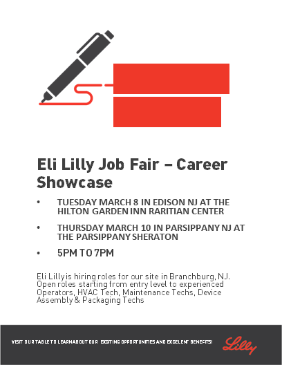 We’re looking for great people like you to join our team, if you’re in the Branchburg New Jersey area we would love to meet you! #WeAreLilly